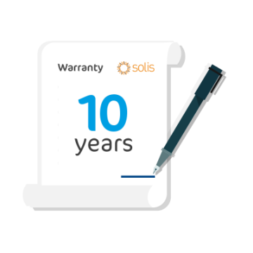 Solis 80-110kW Warranty Extension from 5 Years to 10 Years